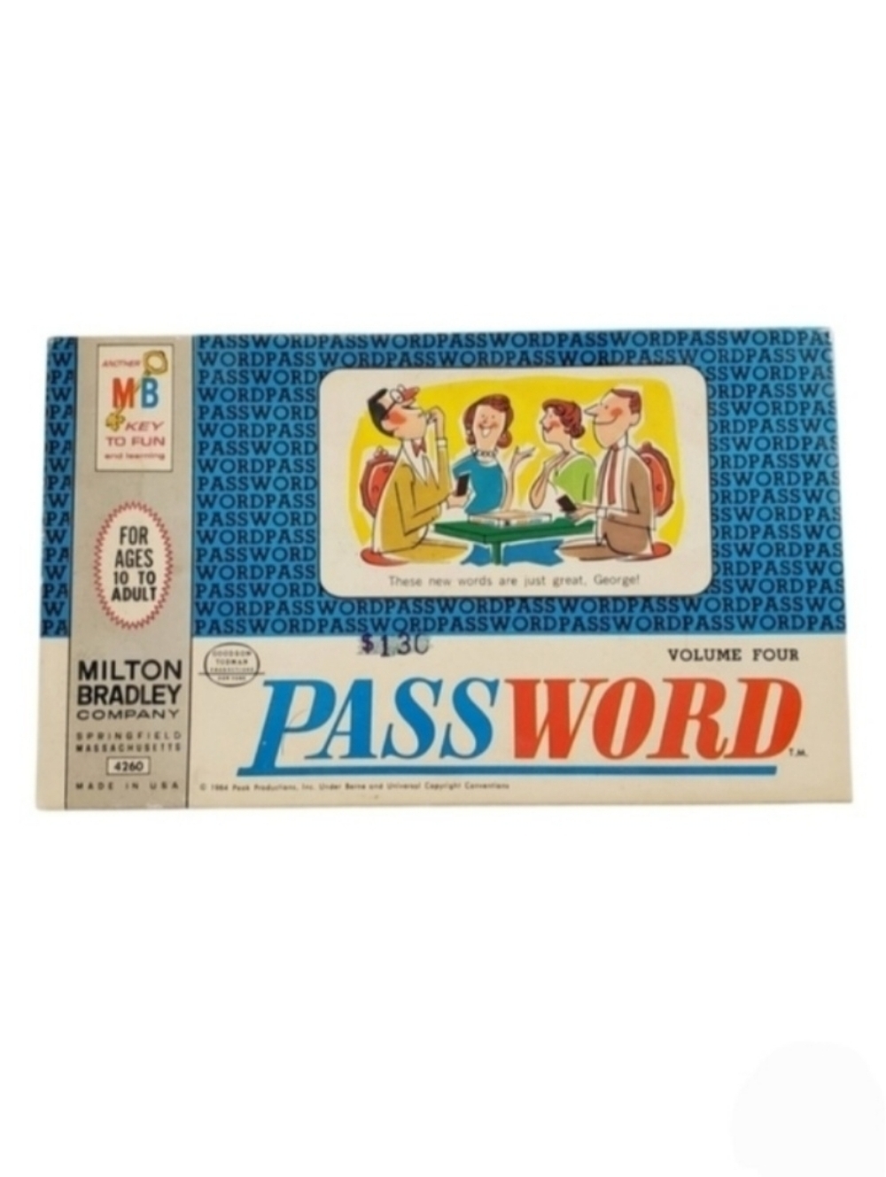 Password Game 1964 Vintage Board Game Classic Family Collectible